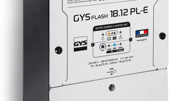 Illustration du rappel ⚠️ Chargeur GYS Flash 18.12 : risque d'électrocution — ne l'installez pas vous-même