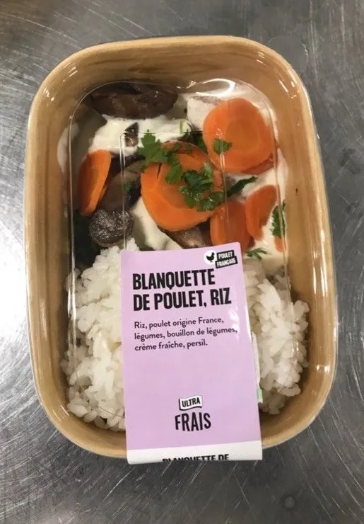 Illustration du rappel ⚠️ ALERTE : Blanquette de poulet et riz French Kitchen rappelés - risque de listéria