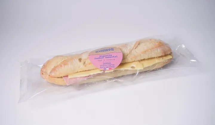 Illustration du rappel ⚠️ ALERTE SANITAIRE : Baguettes Jambon-Emmental The Bread Bandits - risque de listéria