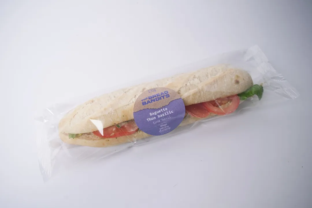 Illustration du rappel ⚠️ ALERTE : Baguette Thon Basilic The Bread Bandits - risque de contamination à la listéria