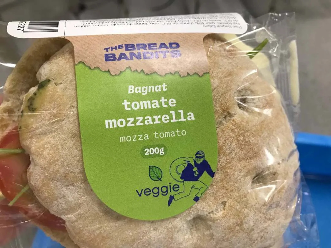 Illustration du rappel ⚠️ ALERTE : Pain Bagnat Italien The Bread Bandits - risque de contamination à la listéria