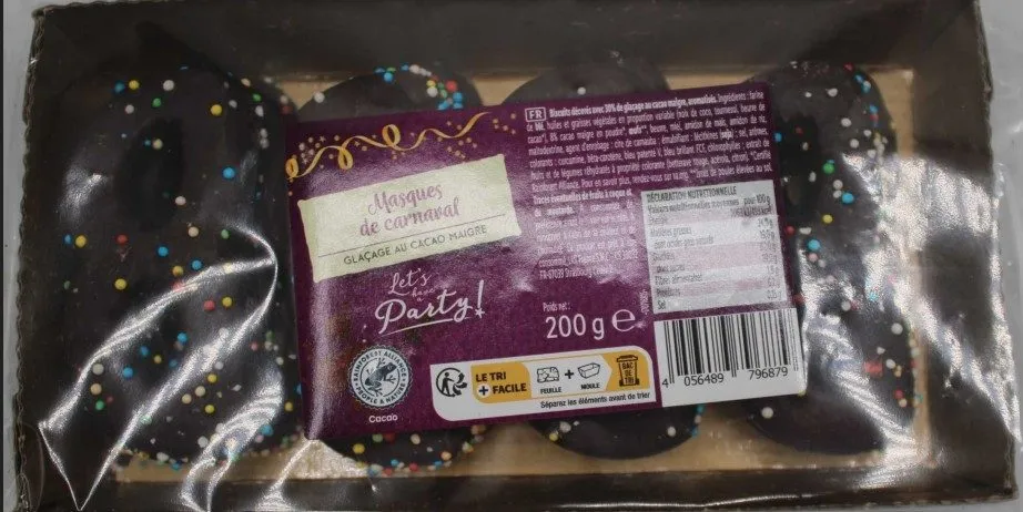 Illustration du rappel 🚨 ALERTE ALLERGÈNES : Masques de carnaval rappelés - présence de lait non signalée