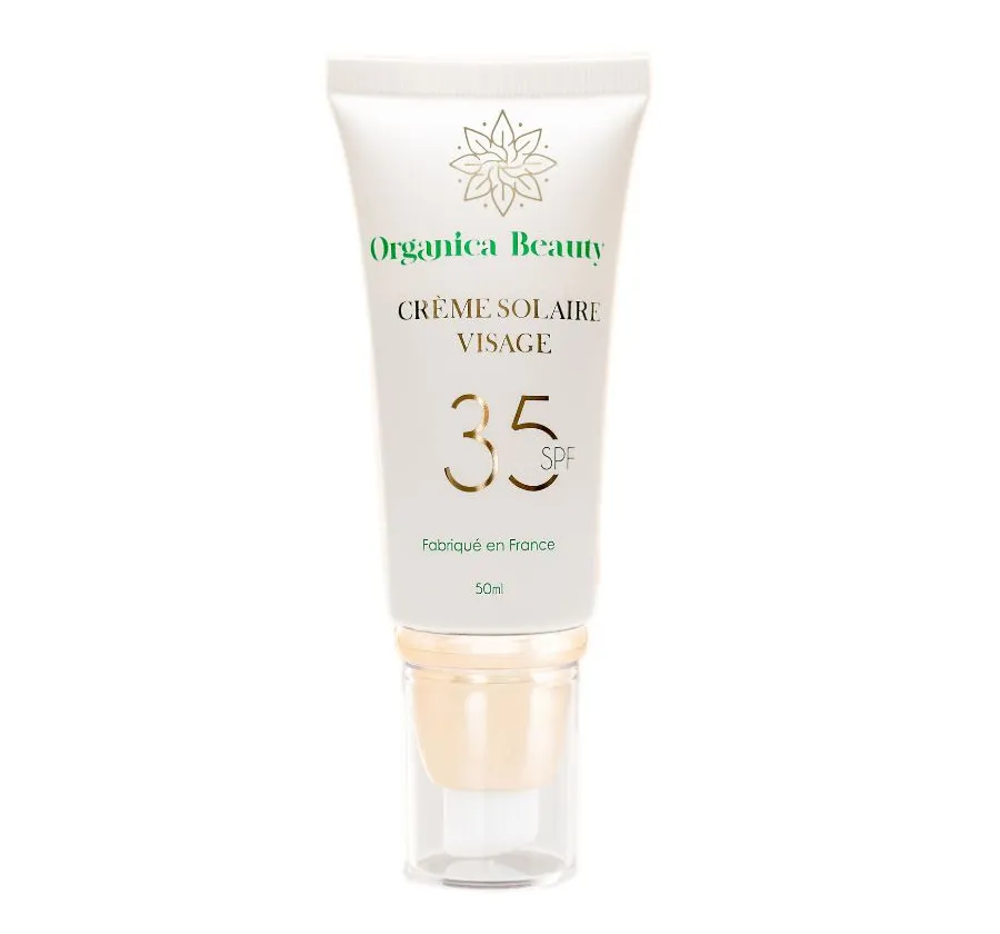 Illustration du rappel 🚨 Crème solaire organica beauty SPF 35 — substance chimique interdite détectée : n'utilisez plus ce produit