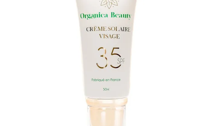 Illustration du rappel 🚨 Crème solaire organica beauty SPF 35 — substance chimique interdite détectée : n'utilisez plus ce produit